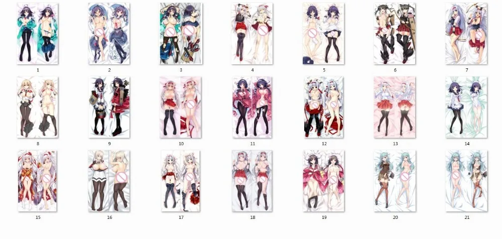 

kantai collection anime Characters Shoukaku & Graf Zeppelin throw pillow cover Taigei & Ryuho (kancolle) body Pillowcase