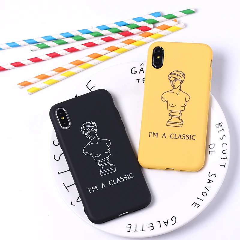 David Art I Am Classic Girl Boss для iPhone 12 11 Pro 6S 8 8Plus X 7 7Plus XS Max мягкий силиконовый чехол