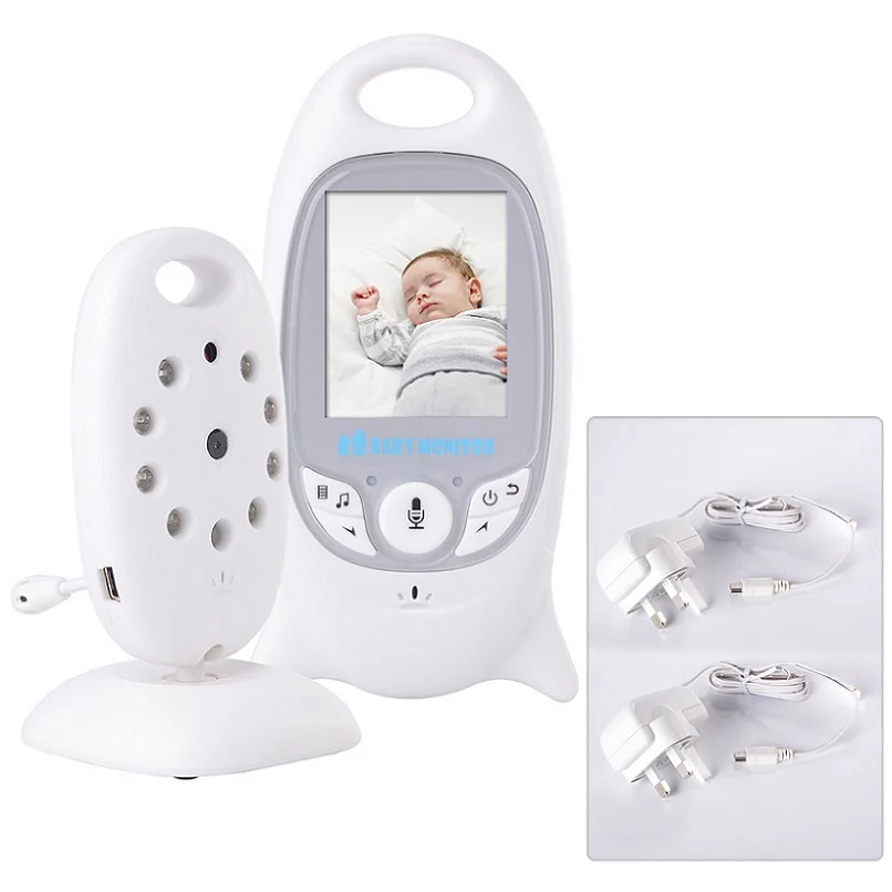 

babykam baby camera radio nanny wireless 2.0 inch LCD IR Night Vision Temperature Sensor 8 Lullabies Intercom bebek kamera nanny