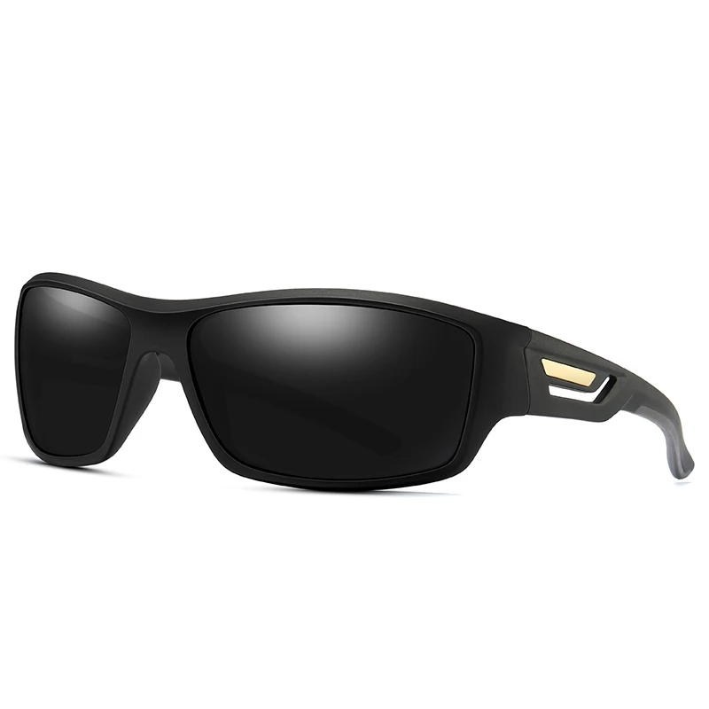 KANASTAL очки ночного видения для ночного вождения поляризованные желтые очки унисекс высокое качество солнцезащитные очки HD защита UV400 - Цвет линз: Black grey