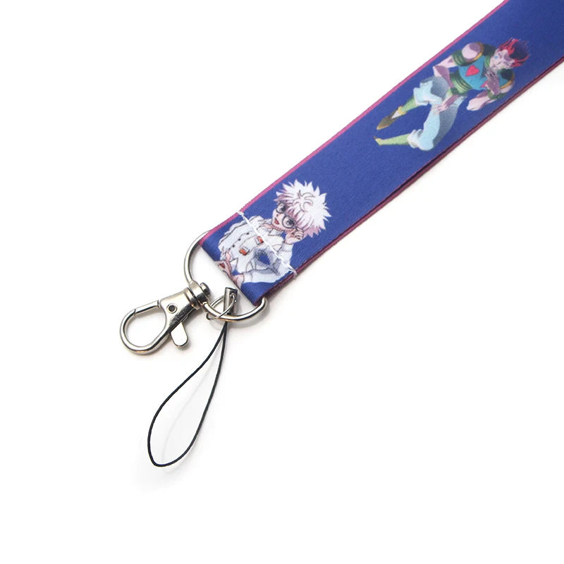 P3633 Dongmanli Аниме Охотник х Охотник брелок Lanyards Id бейдж держатель ID карты Пропуск Тренажерный зал мобильный телефон USB бейдж держатель ключевой ремень