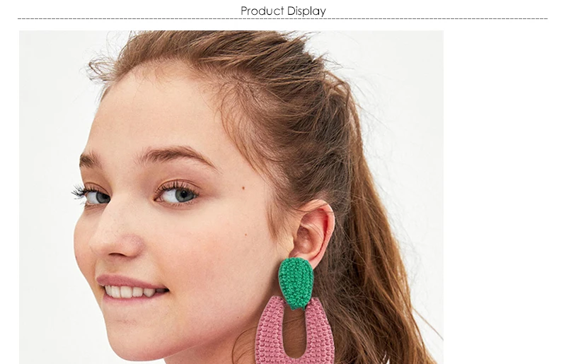 AYAYOO Fashion Earrings For Women 2018 Statement Handmade Za Brincos Fringe Earrings Bohemian Summer Earings Fashion Jewelry  (1)