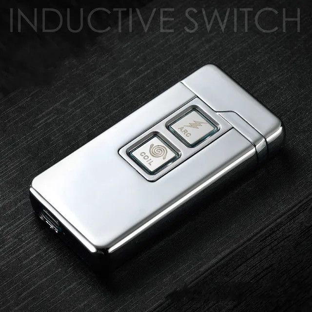 Usb Charge Tesla Coil Arc Lighter Windproof Personality Usb Charge Tesla Coil Arc Lighter Windproof Personality Electronic Cigarette Lighters Novelty Electric In Accessories From