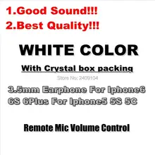 SZAICHGSI высокое качество 385 шт./лот 3,5 мм наушники-вкладыши с Дистанционный микрофон Регулятор громкости для iPhone 4 5 6 Plus тест