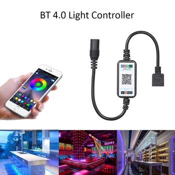 

2019 BT 4.0 RGBW Controller for LED Strip Light Working with Android/iOS Smartphone Free App Wireless Strips Light Controller