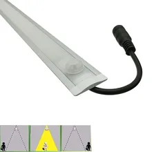 5 шт.* 50 см SMD 5730 жесткая полоса с PIR датчиком полоса бар светильник с фабрики, красный/синий, зеленый цвет U алюминий+ крышка