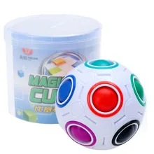 1 шт., диаметр 55 мм, футбольный магический куб, головоломка, игрушка, волшебный Радужный шар, куб, игрушки для детей, развивающий подарок, игрушка, настольная игра