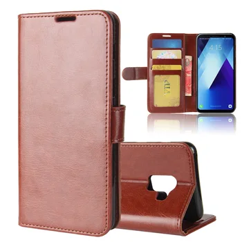 

Brand gligle R64 pattern leather wallet case for Samsung Galaxy A7 2018 A730 A730F case protective shell bags