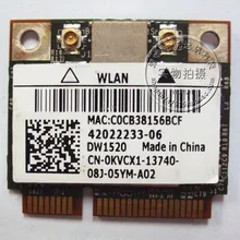 SSEA BroadCom BCM943224HMS BCM43224 для Dell DW1520 half MINI PCI-E Wlan Беспроводная карта Wi-Fi 582564-001 518434-001