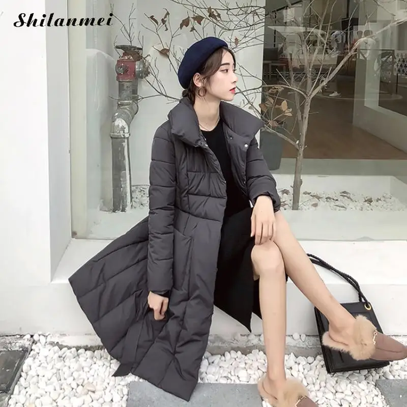 White Manches Streetwear 2018 Gris Chaud Long Épaississent Dropship Automne black Manteau Parkas Doux Pardessus Hiver burgundy Mode gray green Femme Off Longues Coton wUSqzw