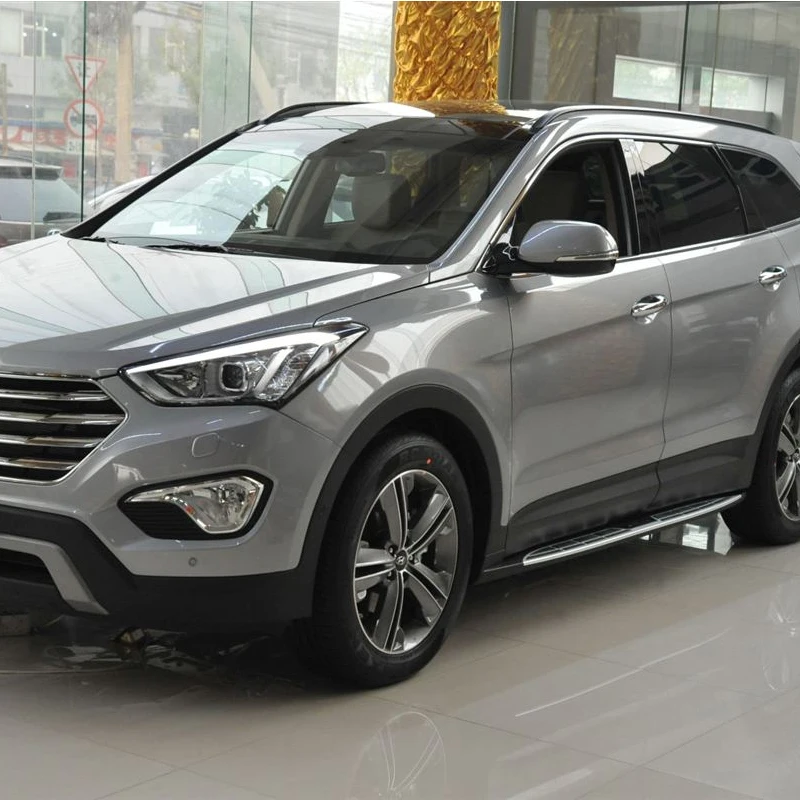 Алюминий подходит для hyundai Grand Santa Fe 2013 Беговая доска боковой шаг nerf бар боковые навесы