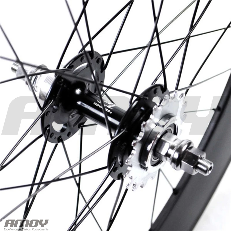 Fast Delivery 700C 50/60/88mm clincher/tubular, track front and rear bicycle fixed gear street bike single speed carbon wheel