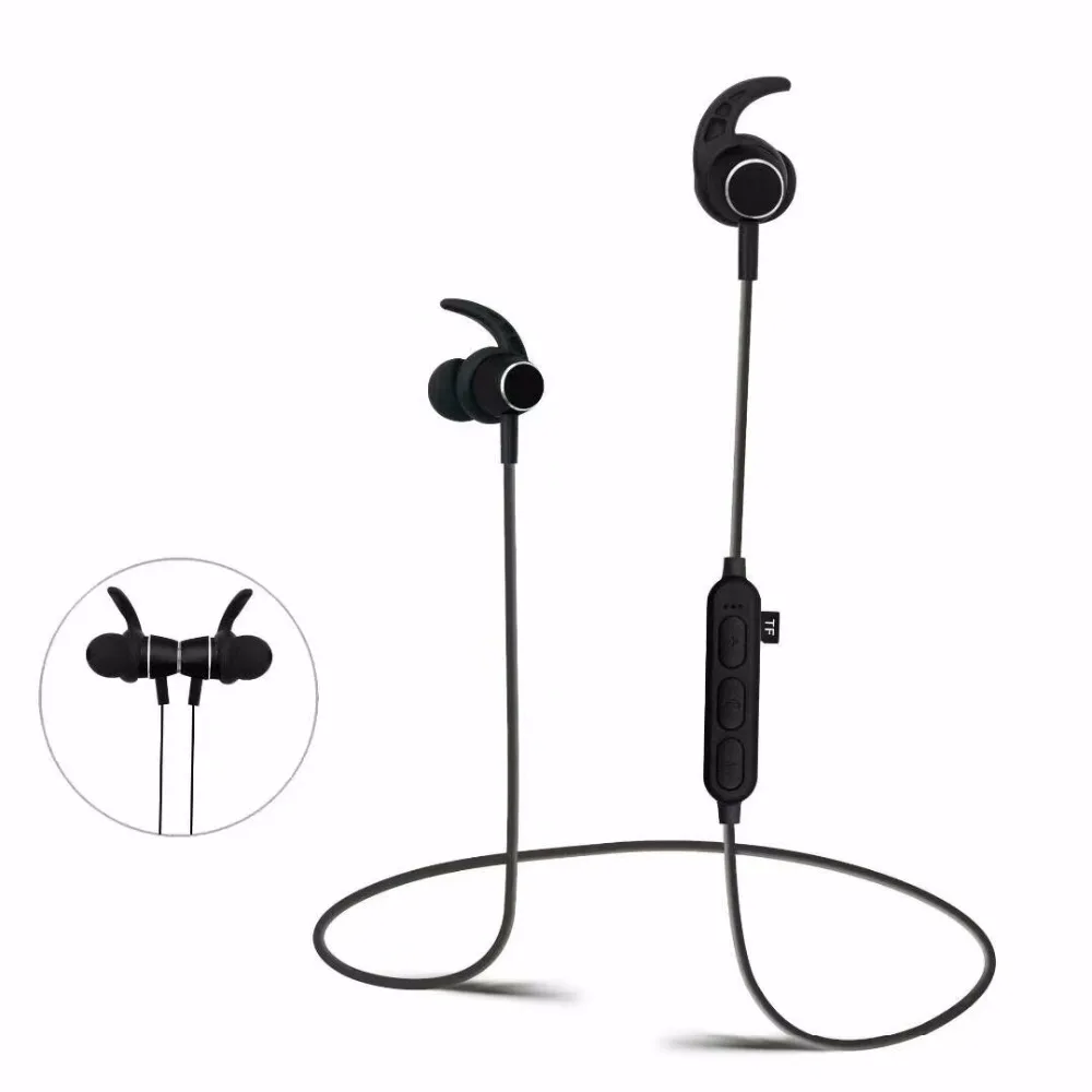 

New Bluetooth headset MP3+FM radio function wireless in-ear style running sports earphone headphone universal English voice