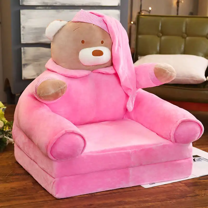 Ленивый Kawaii диван детский диван татами мультфильм складной диван плюшевая игрушка креативная спинка детский подарок на день рождения хорошее качество