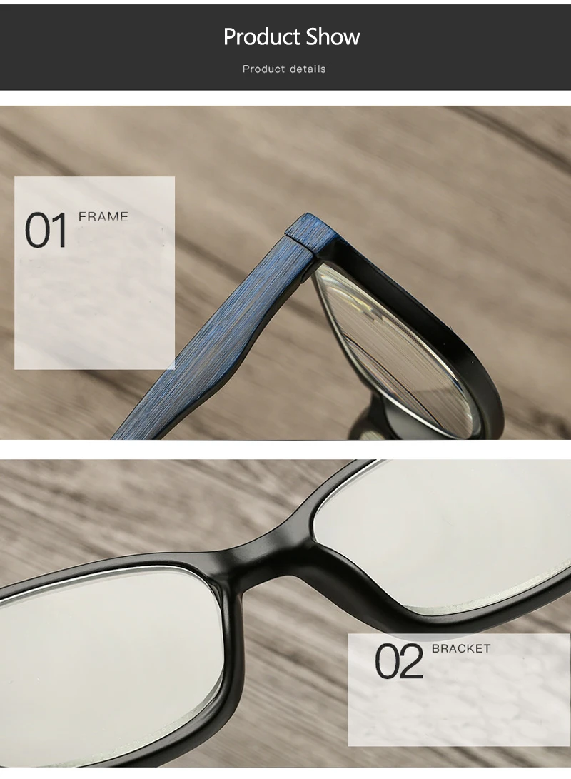 Zilead Women Men Imitation Wood Pattern Reading Glasses Presbyopia Eyeglasses Hyperopia Eyewear+1.0+1.5+2.0+2.5+3.0+3.5+4.0