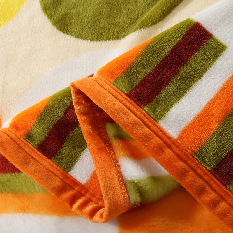 Цветной принт в виде кругов и крашеных узоров покрывало одеяло высокой плотности супер мягкое одеяло для дивана/кровати/автомобиля портативный