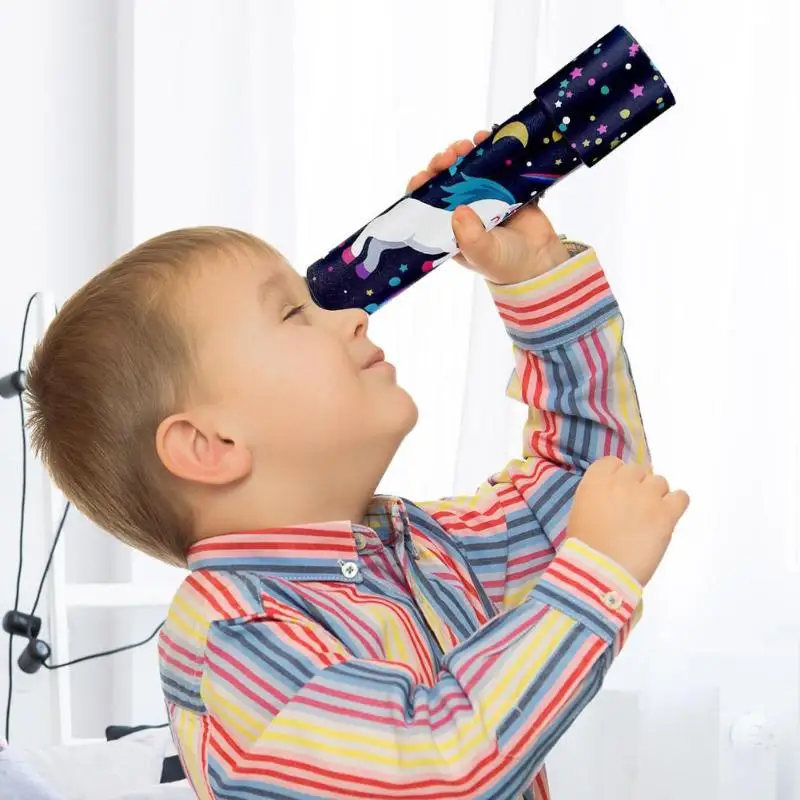 Классические игрушки калейдоскоп Монтессори вращающийся волшебный красочный мир игрушка для детей развивающая детская игрушка-Паззл подарок
