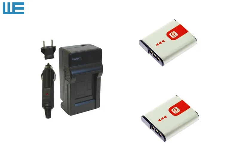 Cargador 2x Batería Para Sony NP-BG1 FG1 DSC-H10 H20 H3 H50 H55 H7 H9 HX5 HX5V