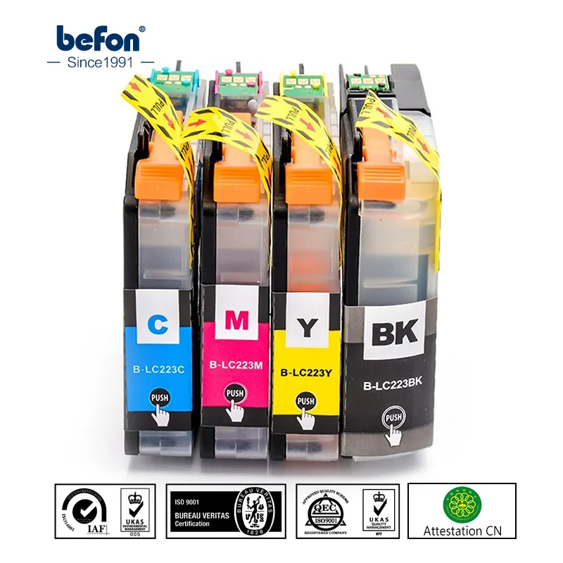 Сменный картридж befon 223 для Brother LC223 LC LC223Bk чернильный DCP J4120DW/J4620DW 4625DW 5320DW|Чернильные