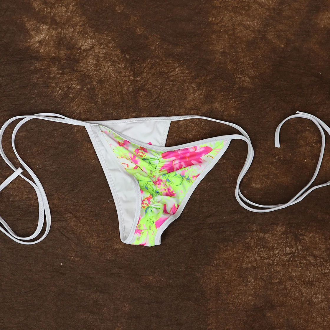 Женское дерзкое бикини с Т-образным вырезом на спине, стринги, сексуальный секретный купальник винтажный, пляжная одежда, Бразильское бикини, женское бикини