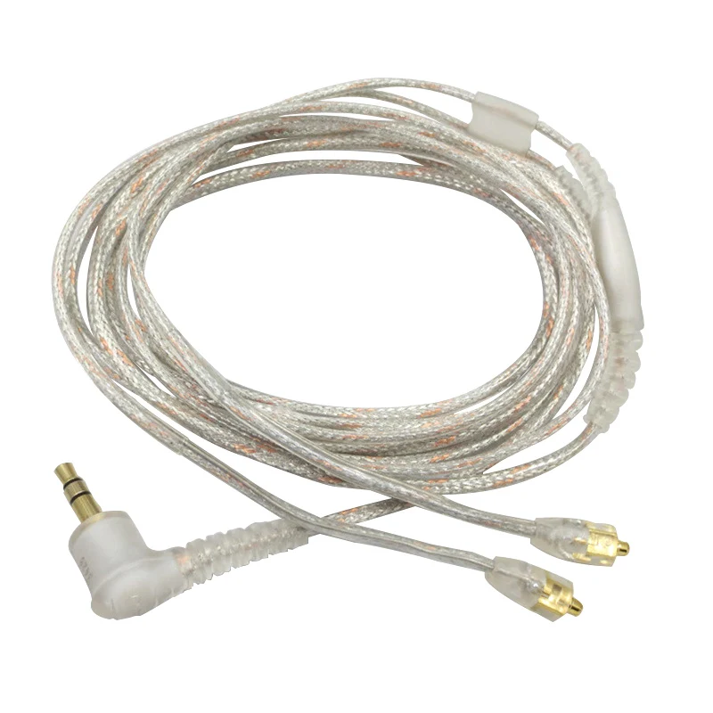 Сменный кабель для наушников Shure Se215 Ue900 W40 Se425 Se535 - Цвет: White