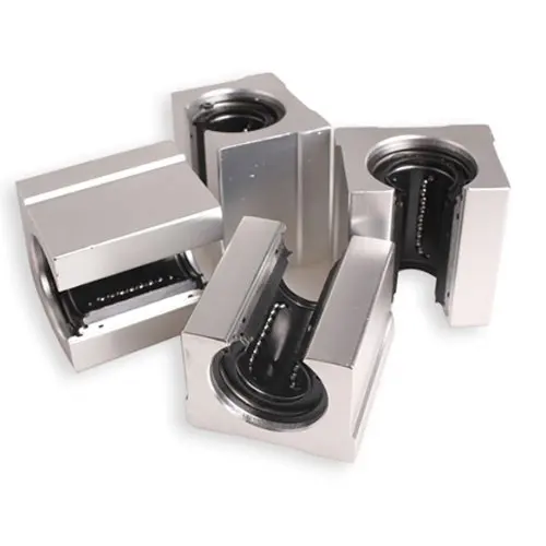 

4x Aluminum Linear sliding block Motion Router Solid Block C Silver (SBR20UU,20mm)