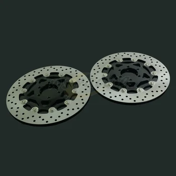 

298MM Motorcycle Front Wavy Floating Brake Disc Rotor For YAMAHA XJR400 93-99 FZR600 FZS600 FAZER FZ750 TDM850 TRX850 FJ1200