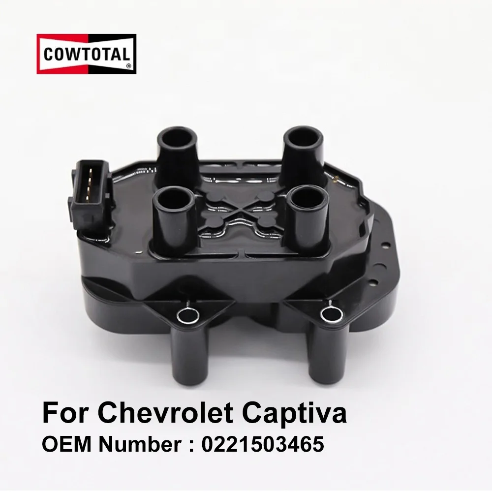 COWTOTAL Катушка зажигания для Chevrolet Captiva Код двигателя Z24SED 2.4L OEM 0221503465(упаковка из 4