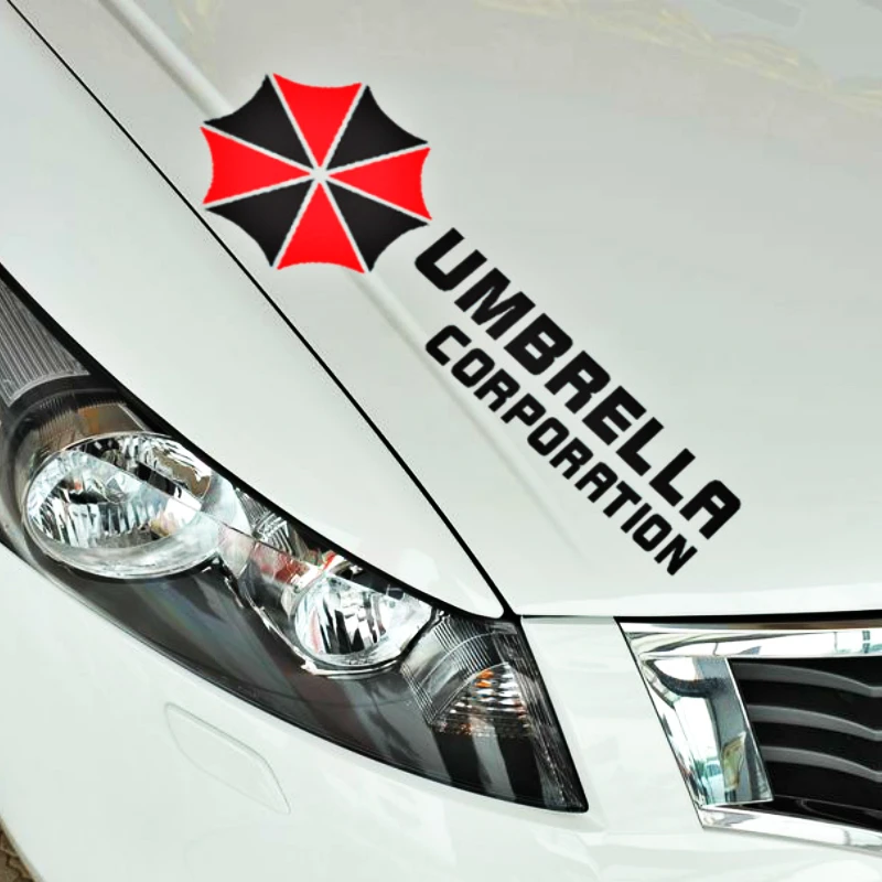 2 светоотражающих автомобильных наклейки Etie Umbrella Corporation забавные аксессуары для