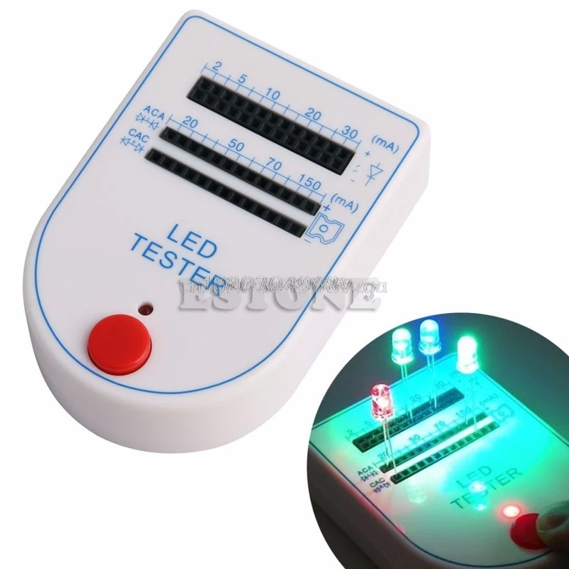 Portable LED Tester Test Box Mini Light emitting Diode Bulb Lamp 2