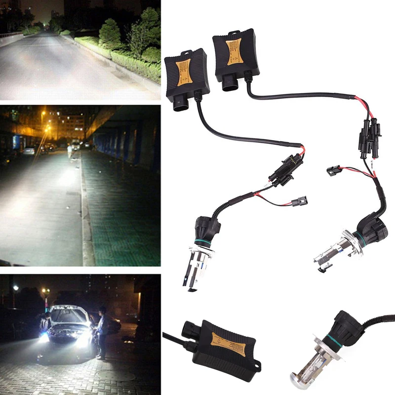 

1 Set Bright H4 HID Xenon Ballast Car Light Conversion Bulb High Quality