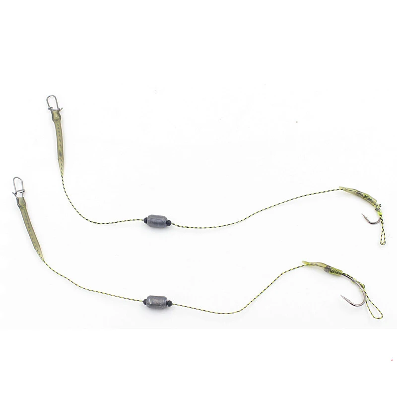 Buy Bimoo 2PCS Carp Rig Leader Trace with PE line