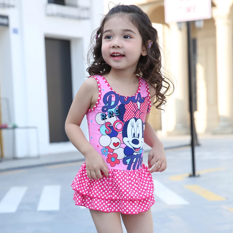 リトル女の子ビーチウエア服女の子水着セットかわいい水着子供分割ワンピース水着子供水着キャラクター One Piece Suit Swimwear Swimmingcharacter Clothes Aliexpress