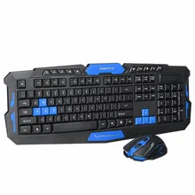 2,4 ГГц Беспроводная клавиатура игровая клавиатура и мышь комбинация 19 Ключ анти-призрак Регулируемый dpi Мышь USB приемник адаптер