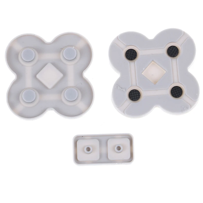 Conducting Button 3pcs/set Rubber Silicone Dpad Pad RL LR L R Left Right Keypad for Game Repair