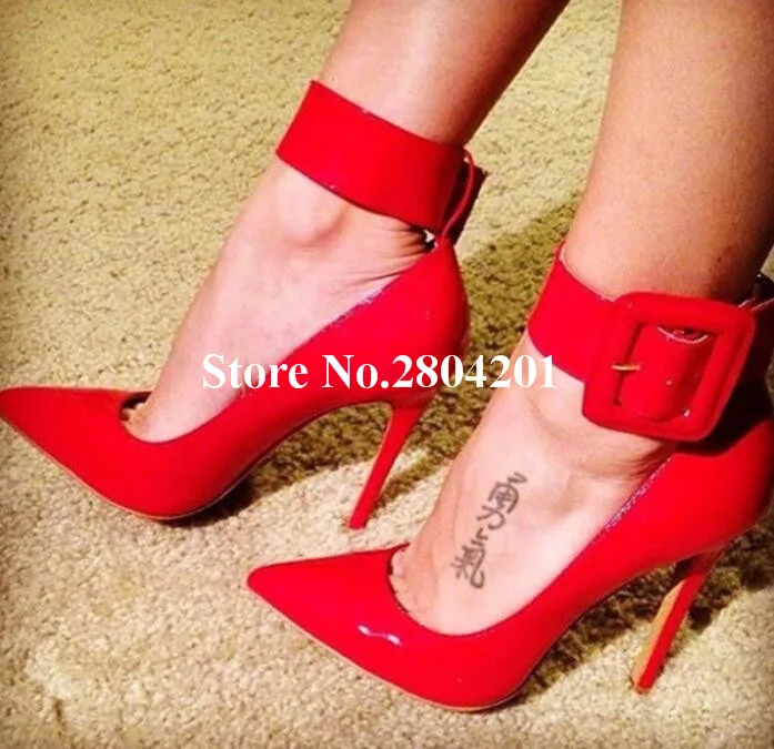 Stiletto Fuchsia Jaune Étape Grande Talon As Party Pompes Bande Pic Boucle Cm as Sangle Mode Pointu Chaussures Pic Bout 12 Sexy Femmes Rousmery F4qOwI6