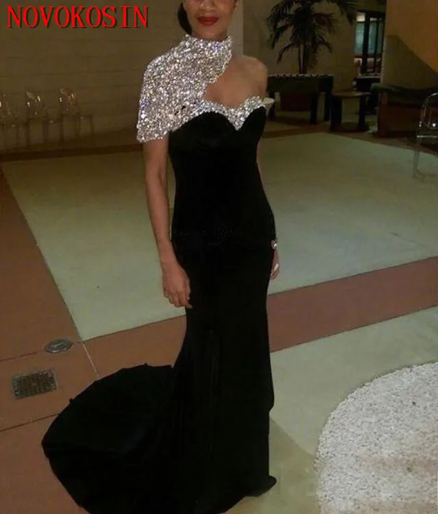 

Elegant Prom Dresses 2019 Royal Blue Pink Appliques Lace Mermaid Evening Dress Sleeveless Party Dress Women Long Formal Gown