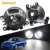 Buildreamen2 Per Subaru WRX STI 2015 2016 Auto H11 Corredo Della Luce di Nebbia Paralume + Della Lampadina di Giorno Corsa e Jogging Lampada DRL 12 V Accessori