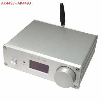 

dual ak4493*2 dac bluetooth 5.0 Support optical coaxial input audio decoder 192khz DSD RCA output