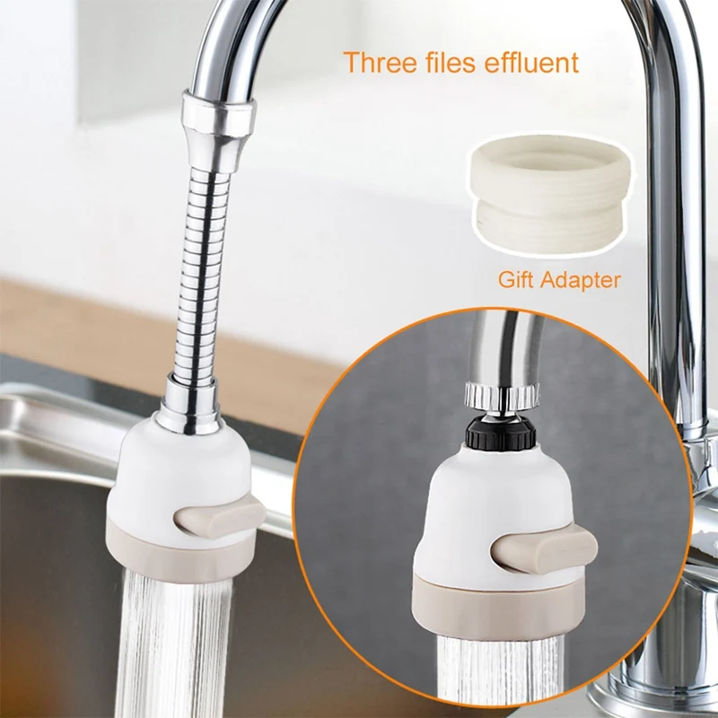 

Hot Adjustable Long Tube Shower Kitchen Faucet Water-saving Shower Household Tap Water Filter Splash Head Extension