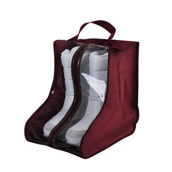 

Shoe Storage Bags Dust Proof Hanging Closet Cabin Zipper Protector Portable Boot Organizer J2Y