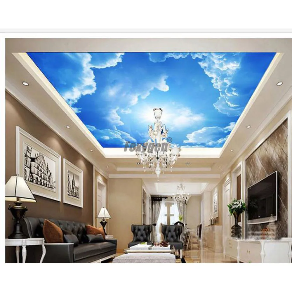 Us 14 0 Decorative Stretch Ceiling Film Pvc Stretch Ceiling False Ceiling Material Ceiling Price From China In Wallpapers From Home Improvement On