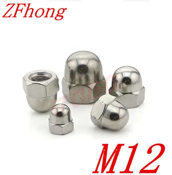 10pcs DIN1587 Acorn Nuts M12 stainless steel 304 Cap Nut Acorn Dome