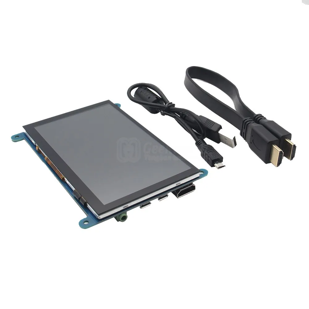 Raspberry Pi 3 Model B+ 5 дюймов 800x480 HDMI Сенсорный емкостный ЖК-экран дисплей монитор для Raspberry Pi PC Xbox360 PS4