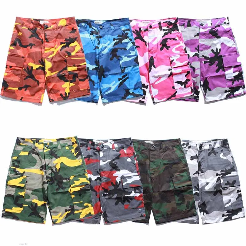 Cargo Camouflage Shorts Camo Hip 