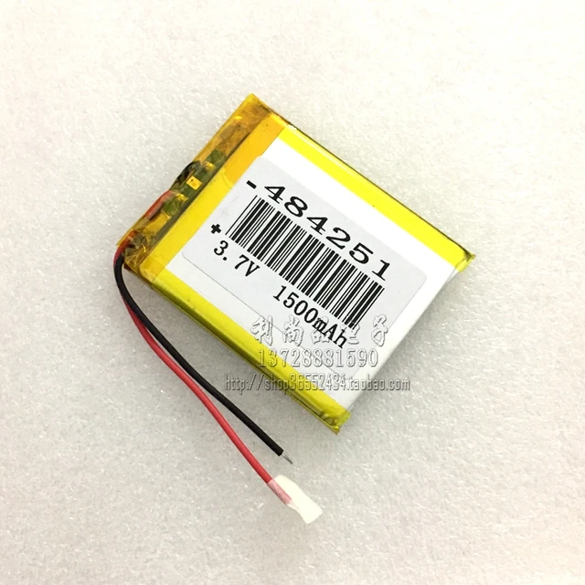 ポリマーリチウム電池 3.7 ボルト 1500 mah MP3 C430 GPS ナビゲーターレコーダー 484251 AliExpress