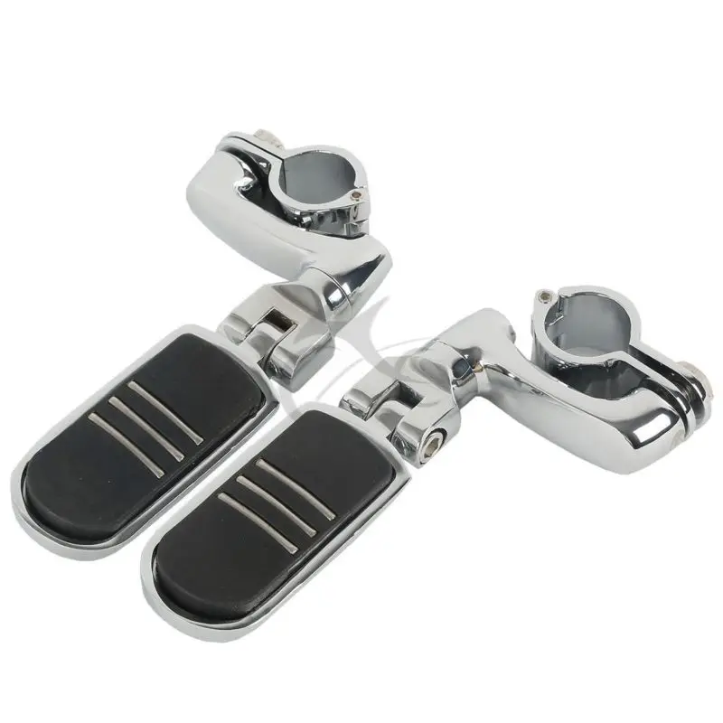 

Left Right Streamline Highway Foot Peg For Harley Davidson 1 1/4" Engine Guard