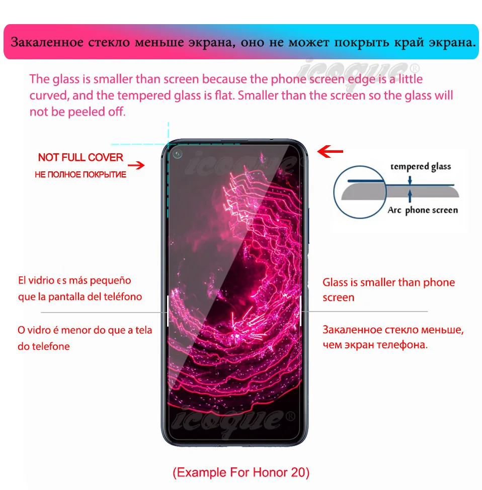 3pcs Glass for Huawei Honor 20 Pro 8X 9 10 Lite 10i 20i 8C Screen Protector Tempered Glass for Huawei P30 Lite P20 Lite 2019 Pro (10)