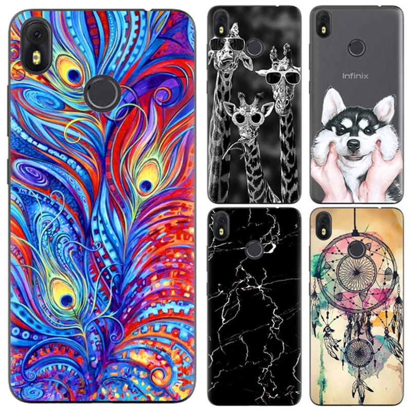 Phone Case For Infinix Hot S3 X573 Cute Cartoon High Quality Painted TPU Soft Silicone Cover Shell |