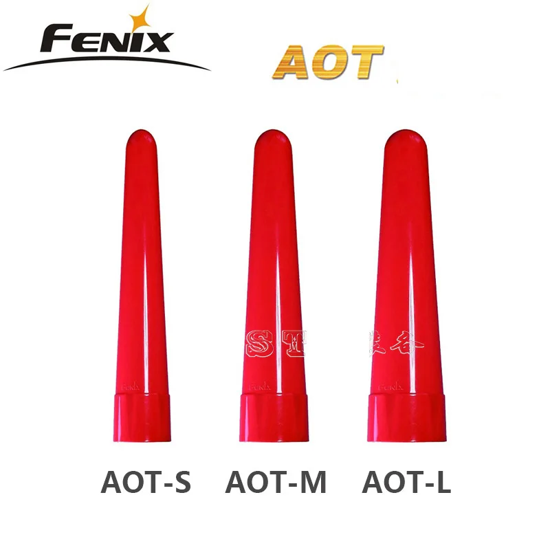 Fenix АОТ AOT S M L фонарик красный жезла Кепки наконечник сигнальная лампа для LD12 PD32 PD35